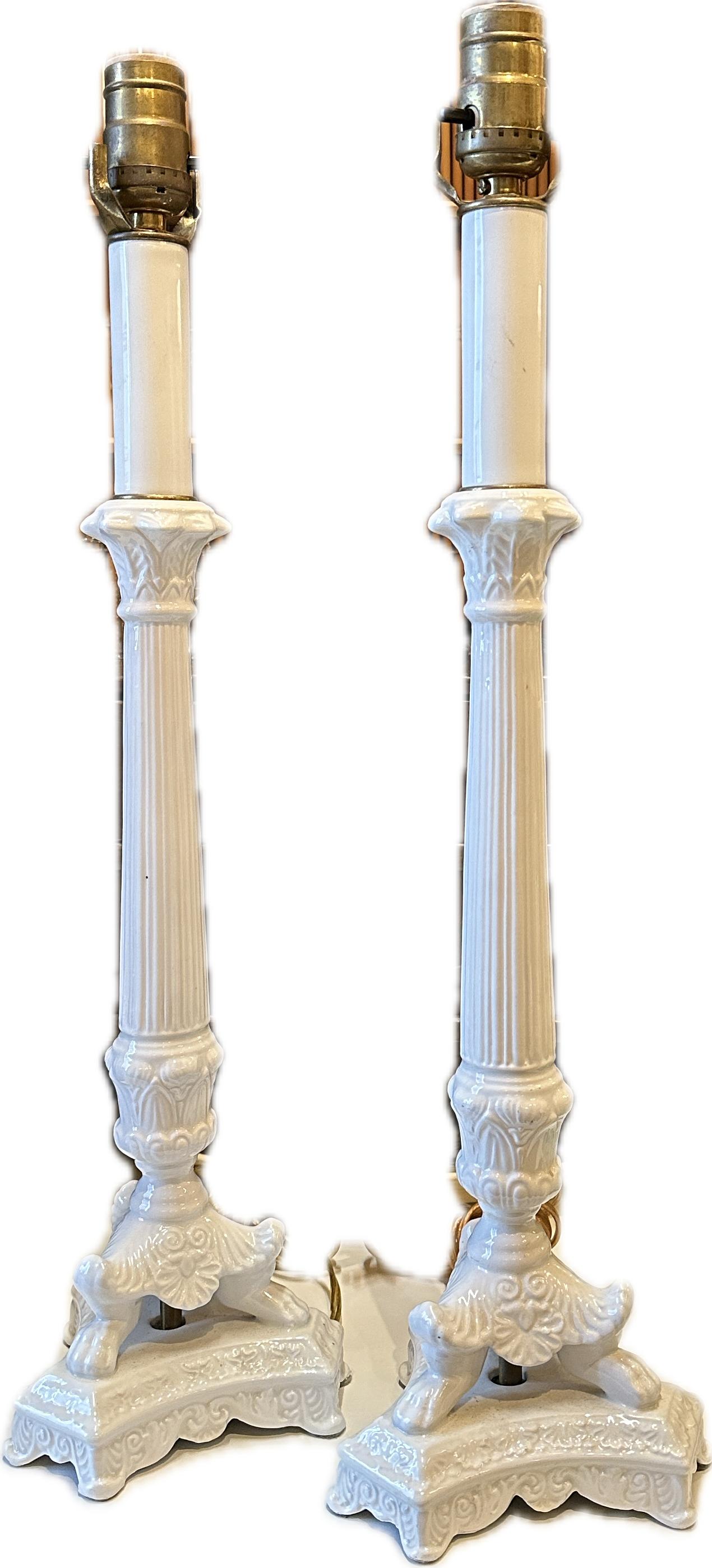 Pair Vintage Italian Neoclassic Lamps