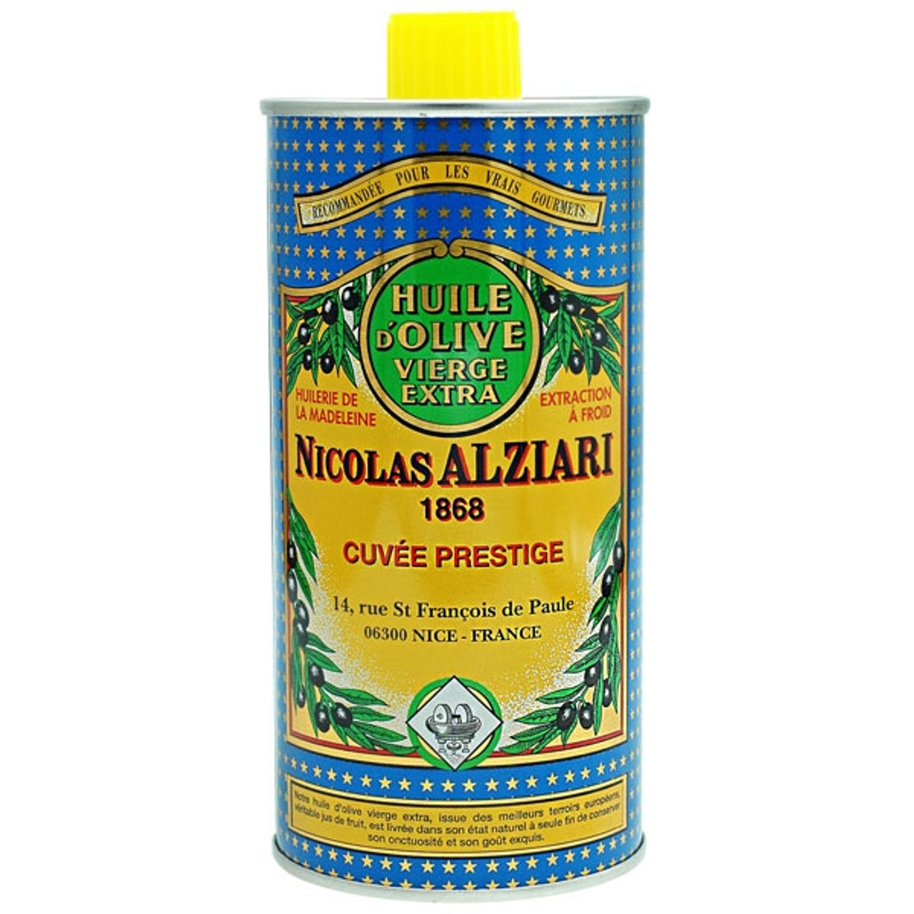 Cuvee Prestige Extra Virgin Olive Oil Tin Nicolas Alziari  16.9oz TFF