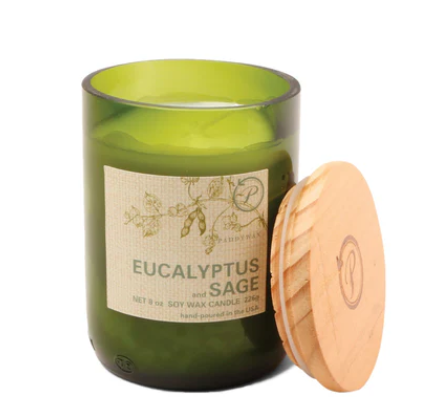 Eucalyptus Sage Eco Green Candle 8oz.