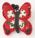 Nathalie Lete Crochet Butterfly Pin