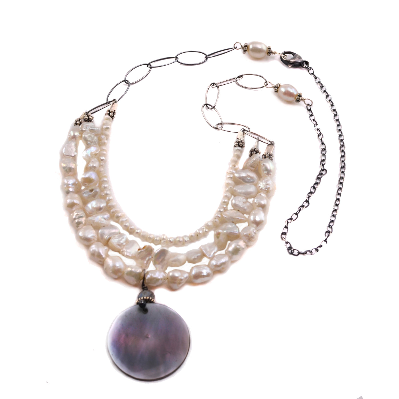 Abalone & Pearl Necklace